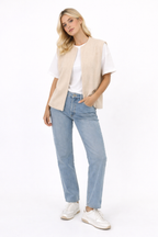 Damesvest – Zacht Materiaal – Klassiek Model