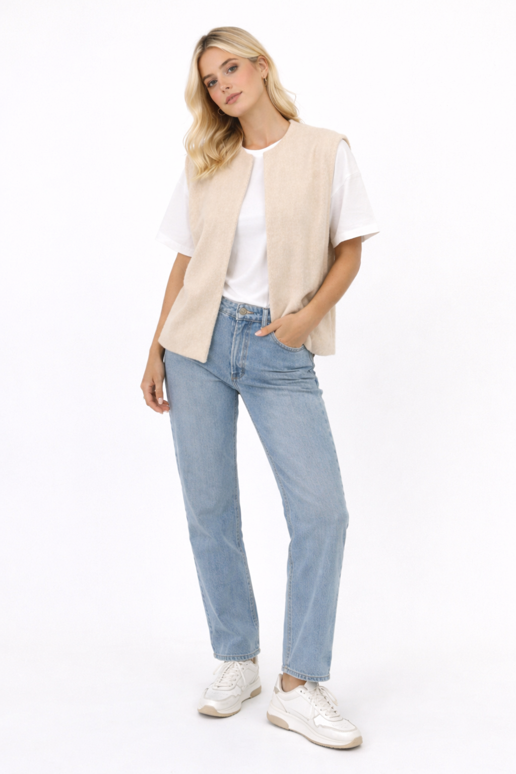 Damesvest – Zacht Materiaal – Klassiek Model