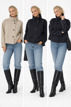 Dames Korte Jas – Double Breasted – Elegant Model