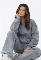 Dames Tracksuit Set – Relaxte Pasvorm – Polyester