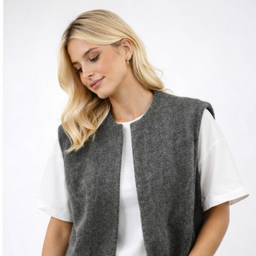 Damesvest – Zacht Materiaal – Klassiek Model